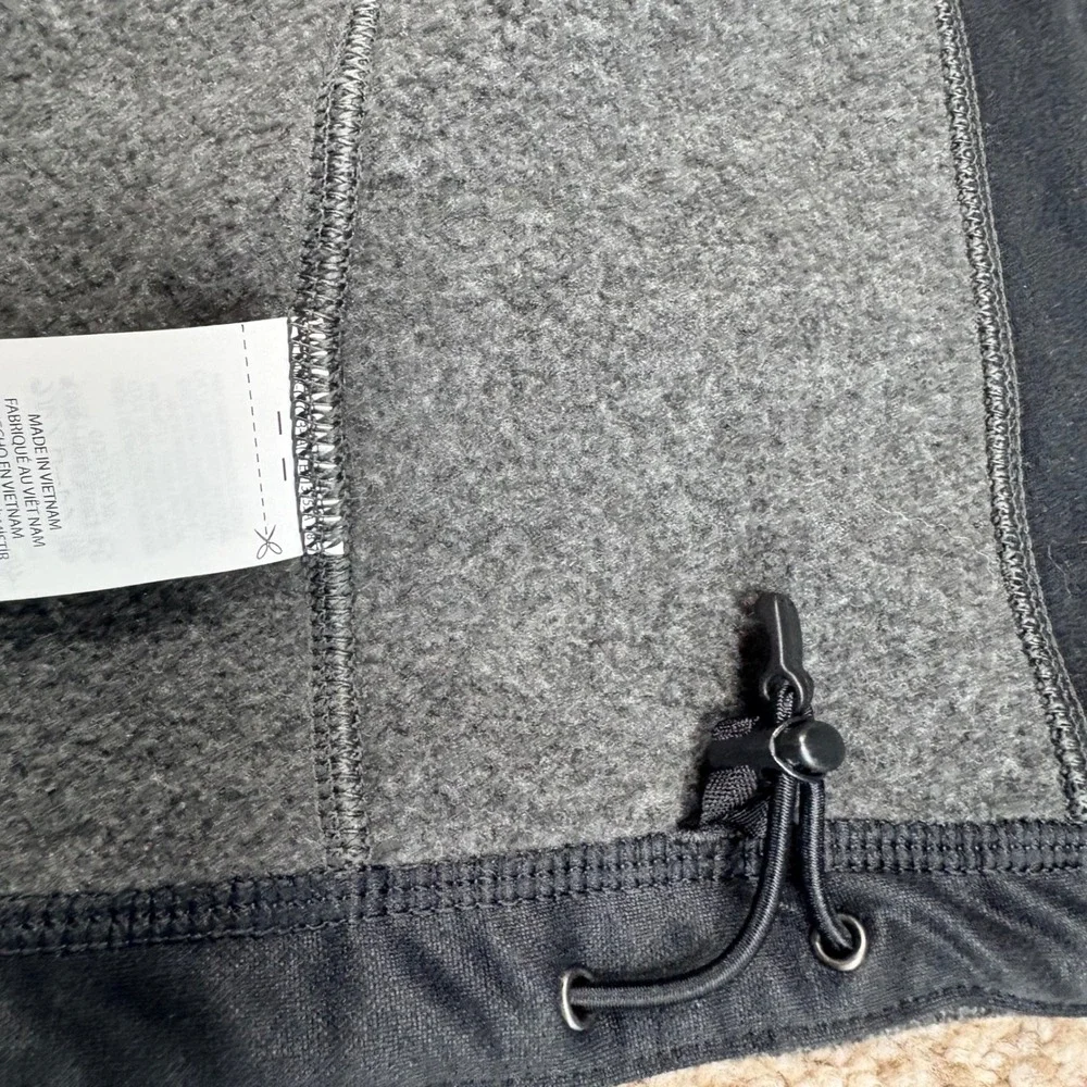 Polo Ralph Lauren‎ Vest XXL Men Performance Fleece Zip Up Gray Black Pony Preppy